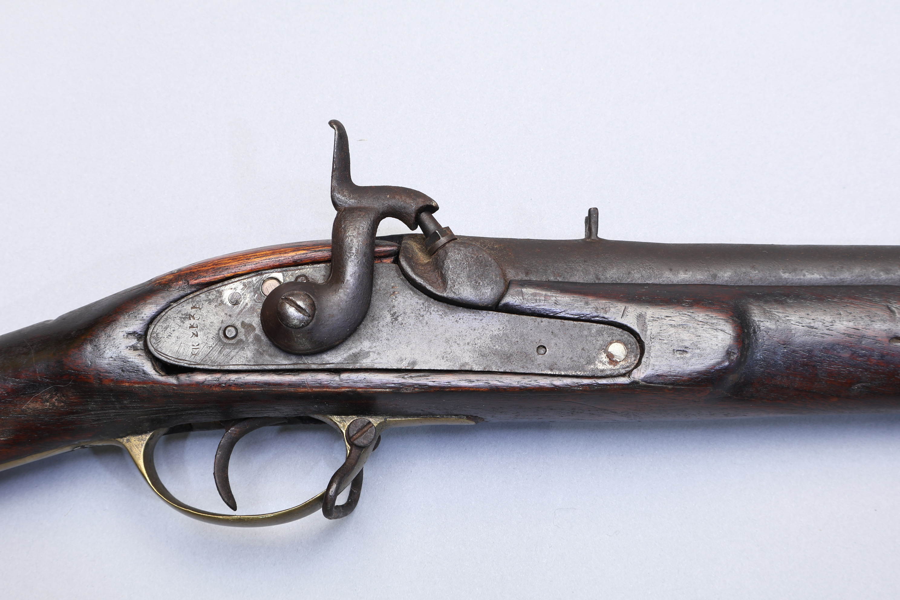 Muzzle loading Percussion rifle - likely converted - no makers name-img-0