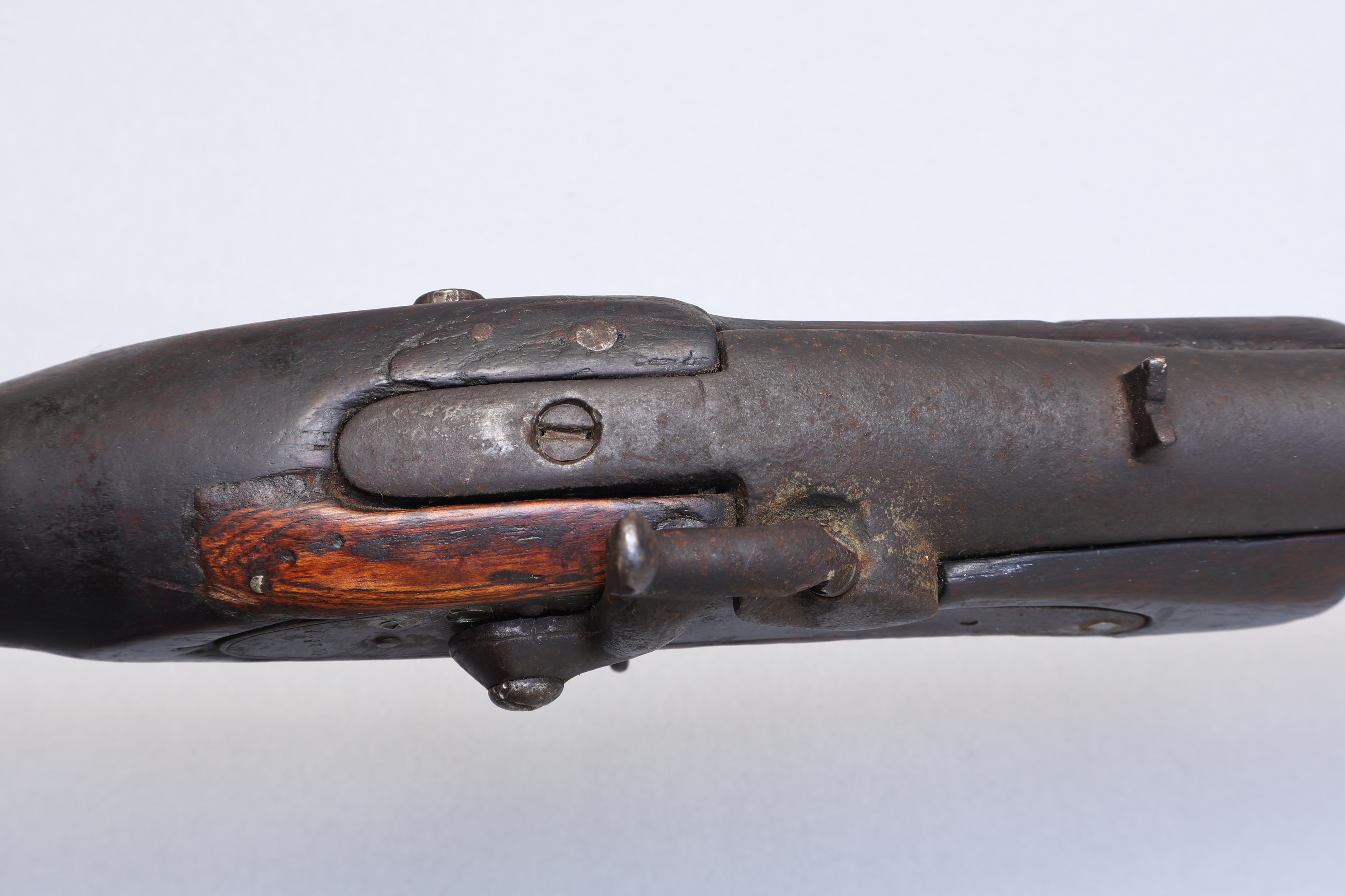 Muzzle loading Percussion rifle - likely converted - no makers name-img-1
