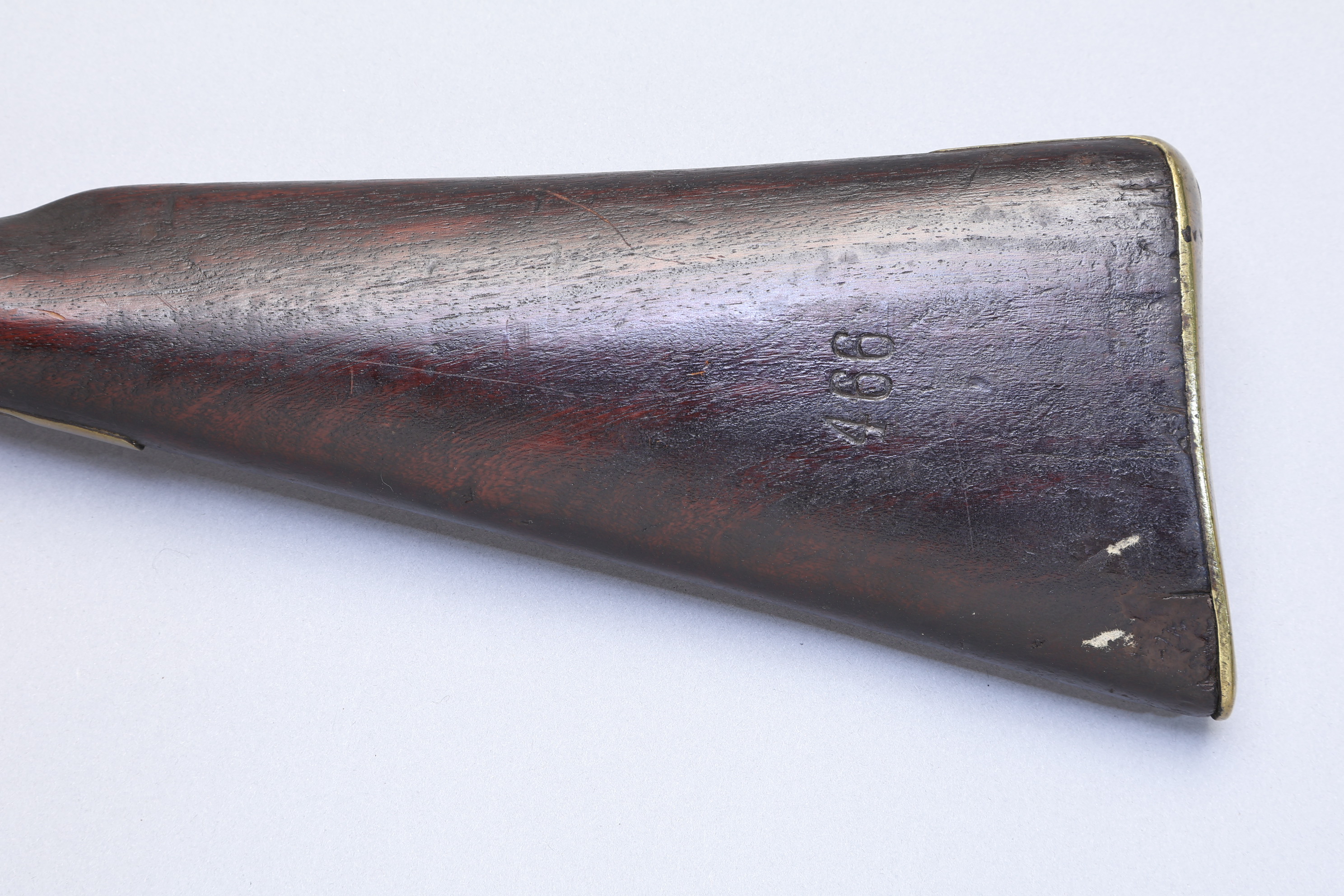 Muzzle loading Percussion rifle - likely converted - no makers name-img-2