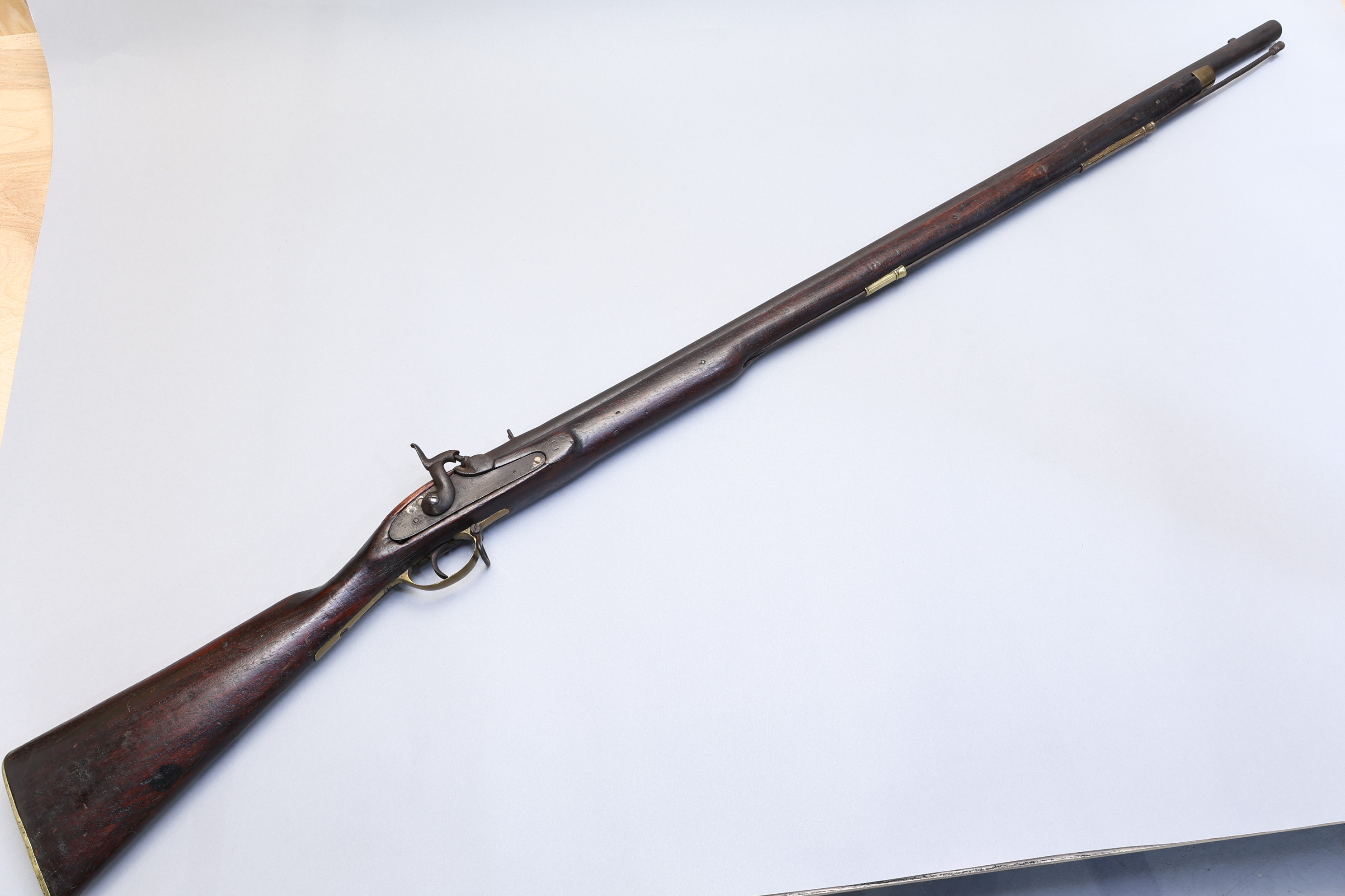 Muzzle loading Percussion rifle - likely converted - no makers name-img-6