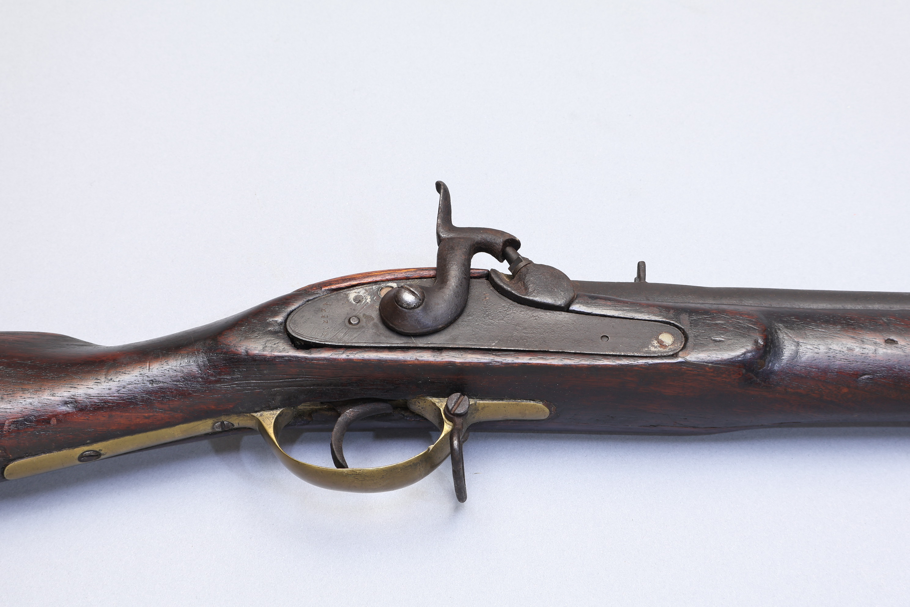Muzzle loading Percussion rifle - likely converted - no makers name-img-7