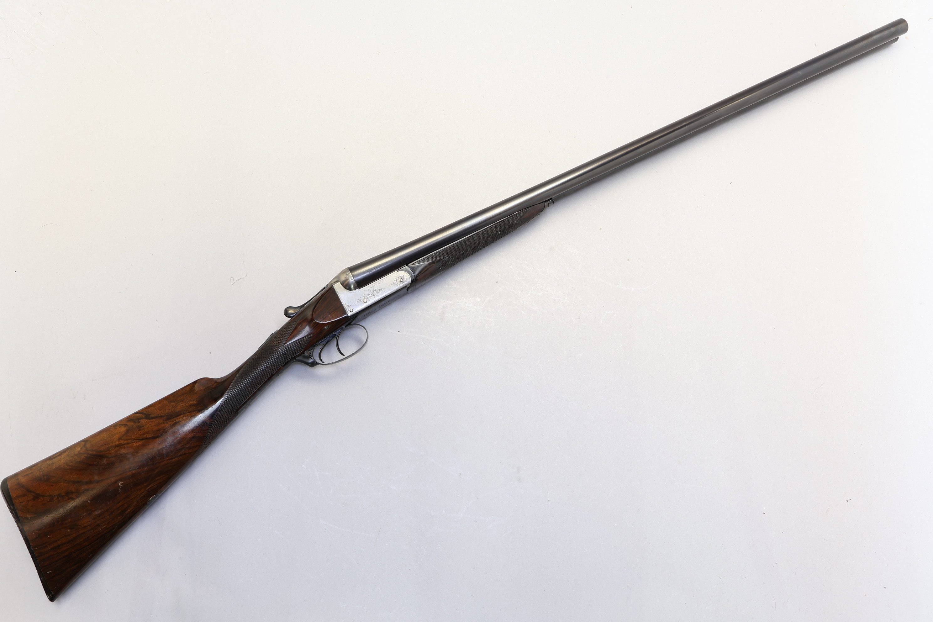E Roberts SXS Side by Side Boxlock 12 Ga 30" Barrels-img-2