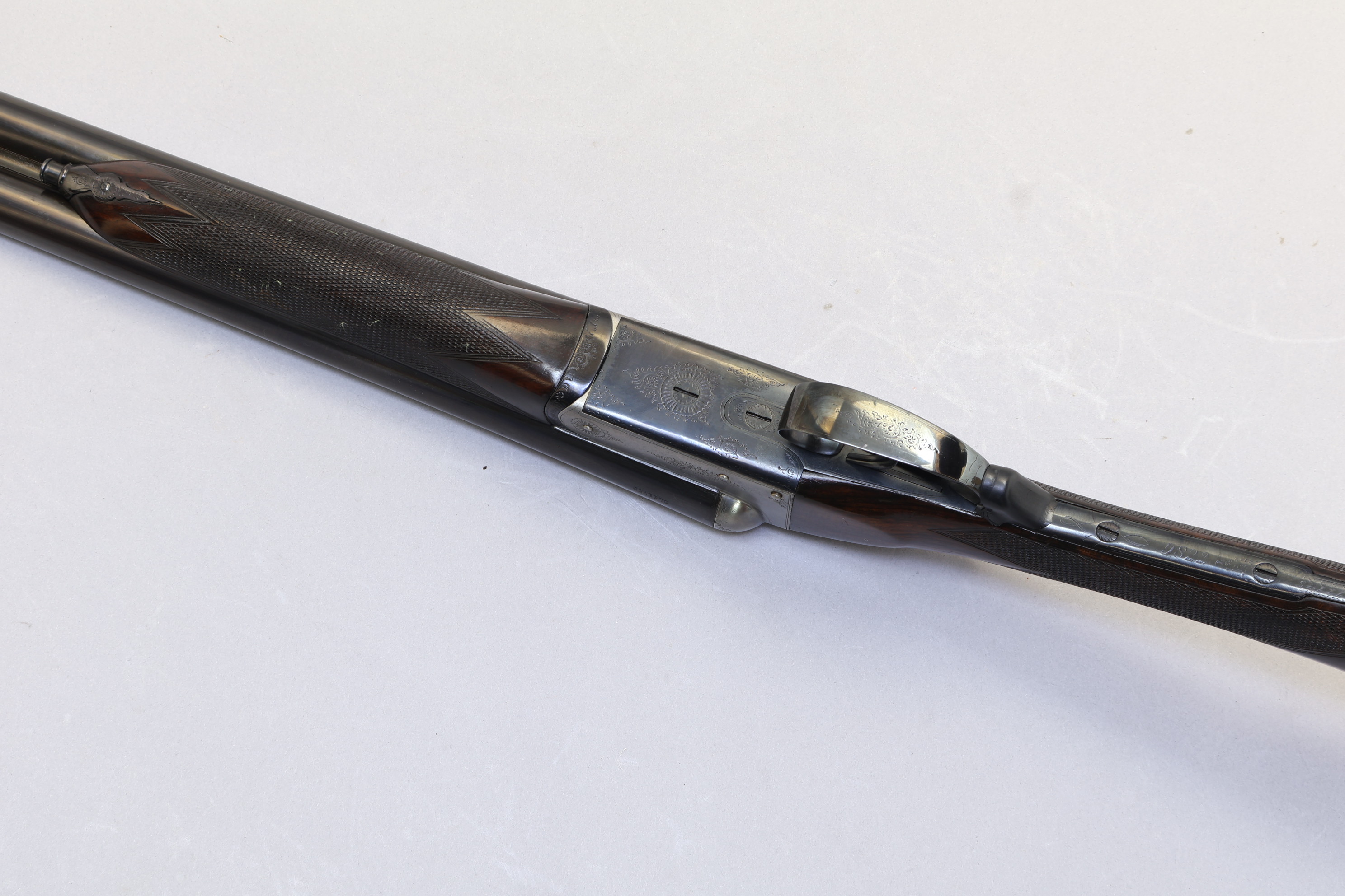 E Roberts SXS Side by Side Boxlock 12 Ga 30" Barrels-img-5