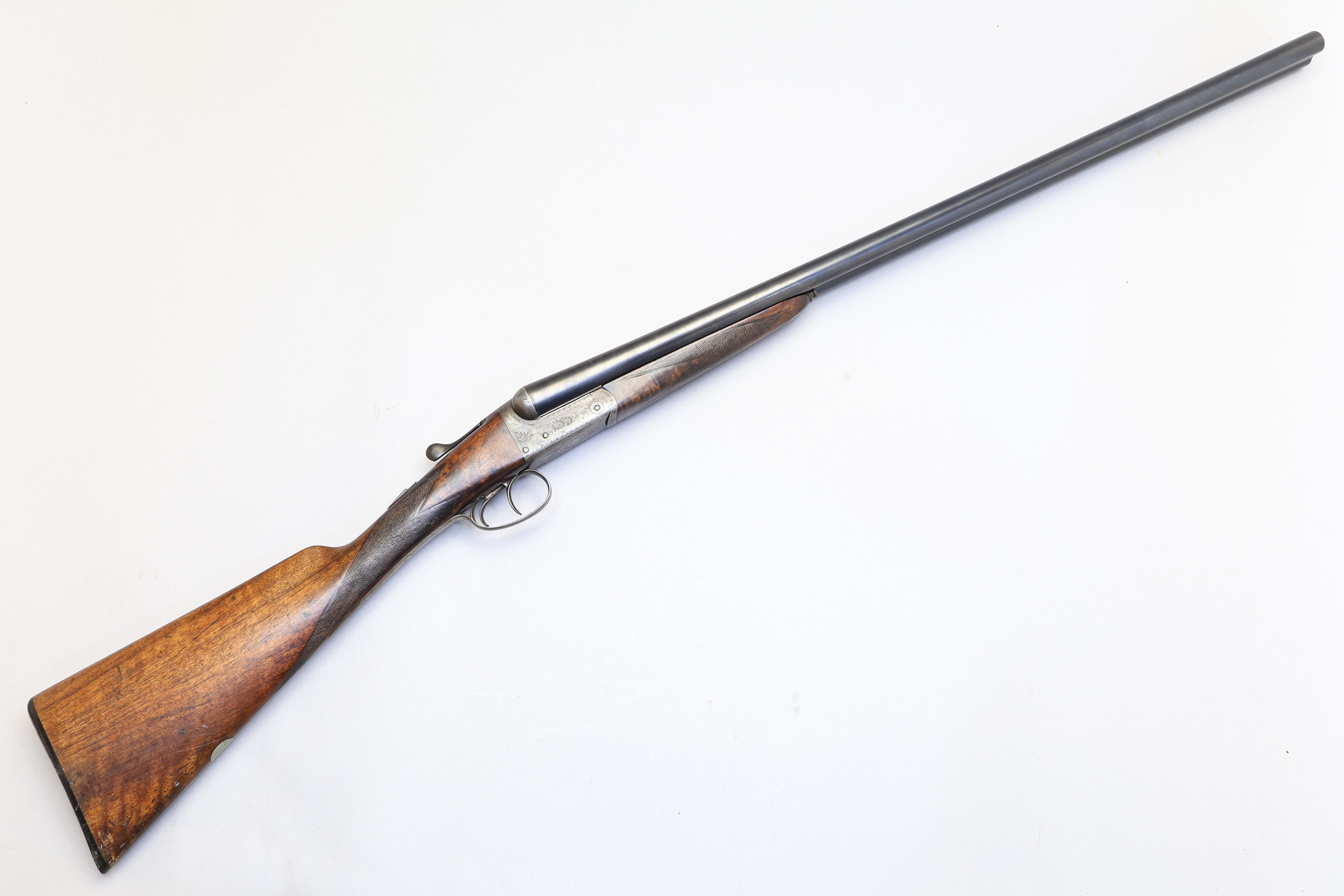 Hinton & Sons, Boxlock Non-Ejector, 12 Ga, 30" Damascus Barrels-img-1