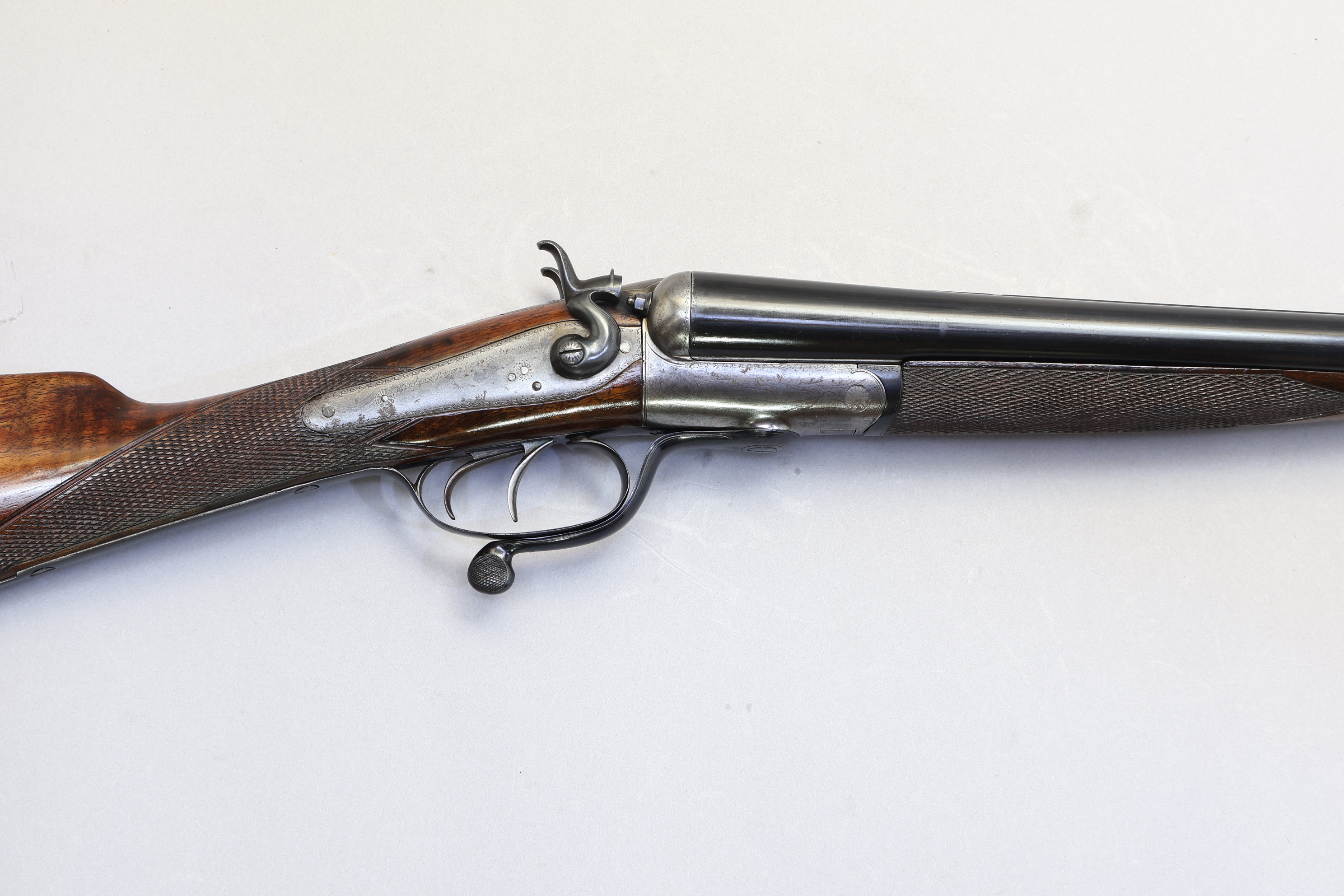 William Evans (from Purdeys), Antique Hammergun, 12 Ga, 27.5" Barrels -img-0