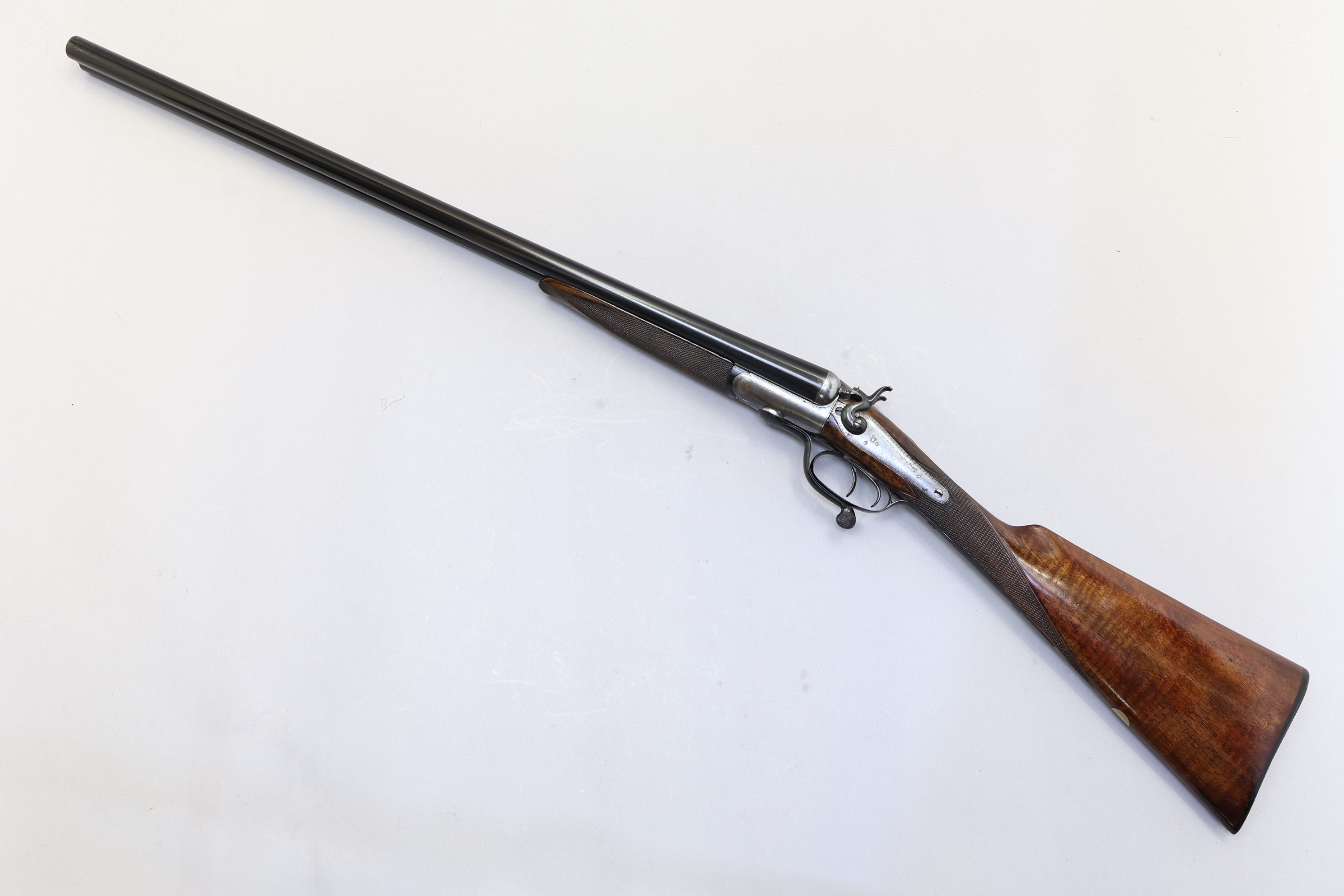 William Evans (from Purdeys), Antique Hammergun, 12 Ga, 27.5" Barrels -img-2