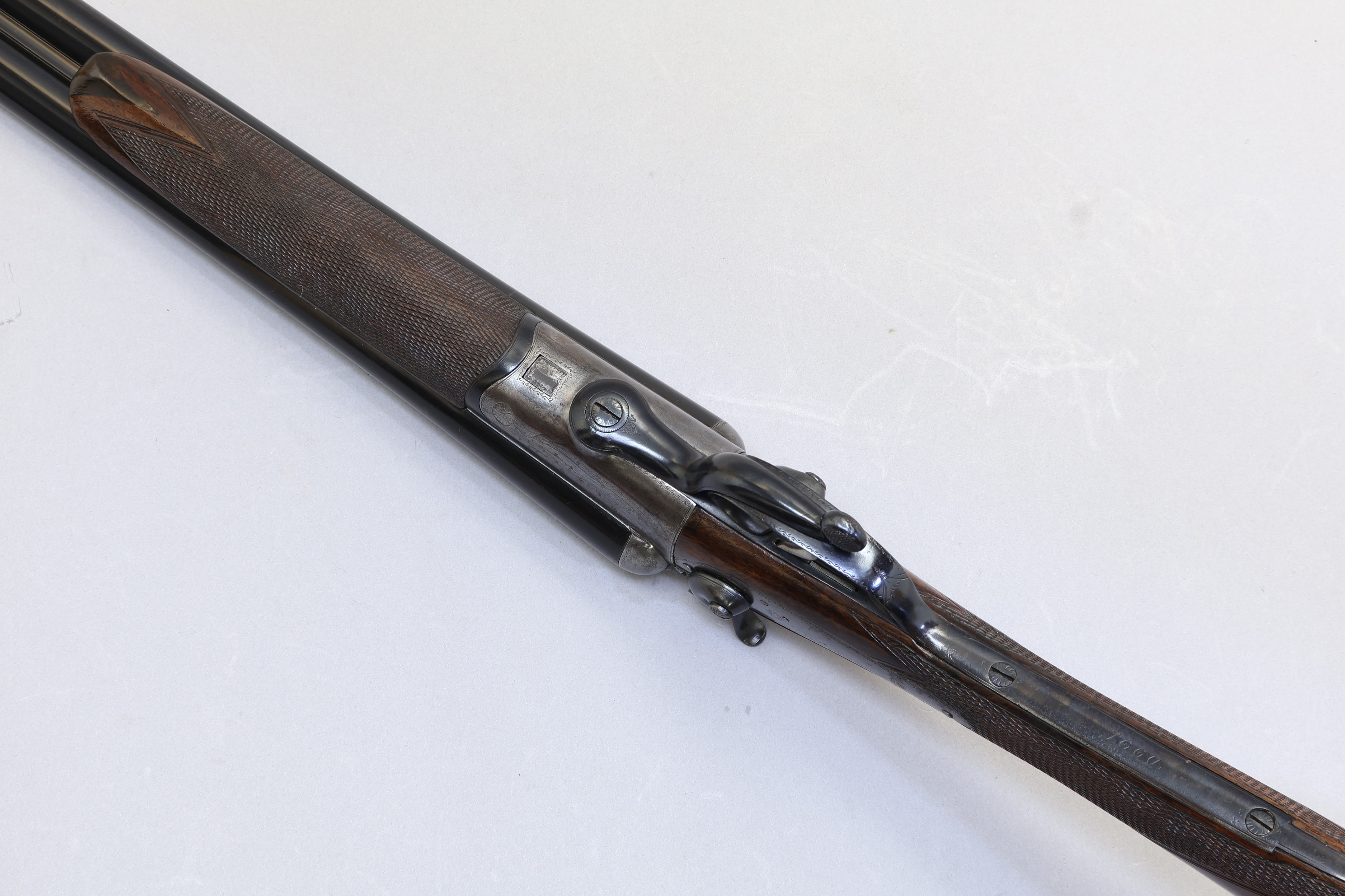 William Evans (from Purdeys), Antique Hammergun, 12 Ga, 27.5" Barrels -img-4