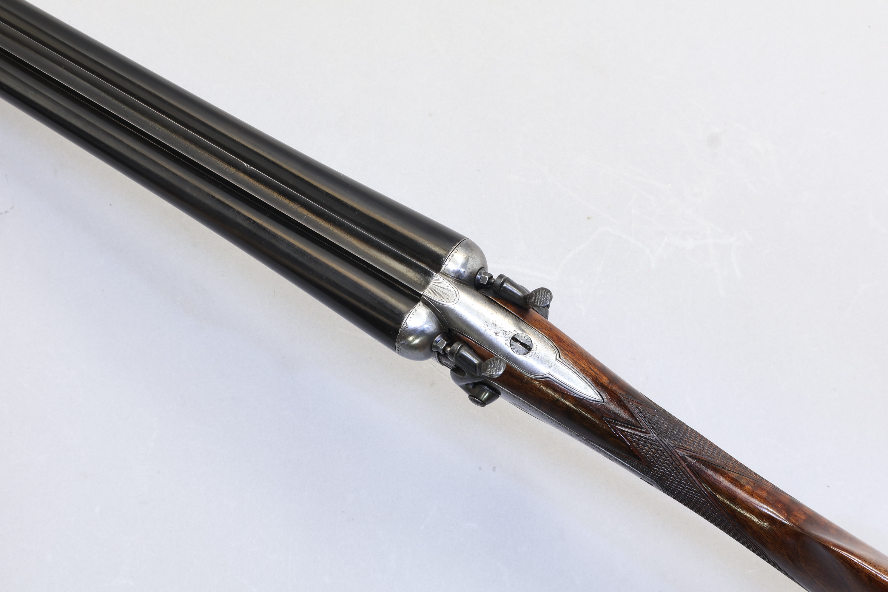 William Evans (from Purdeys), Antique Hammergun, 12 Ga, 27.5" Barrels -img-5