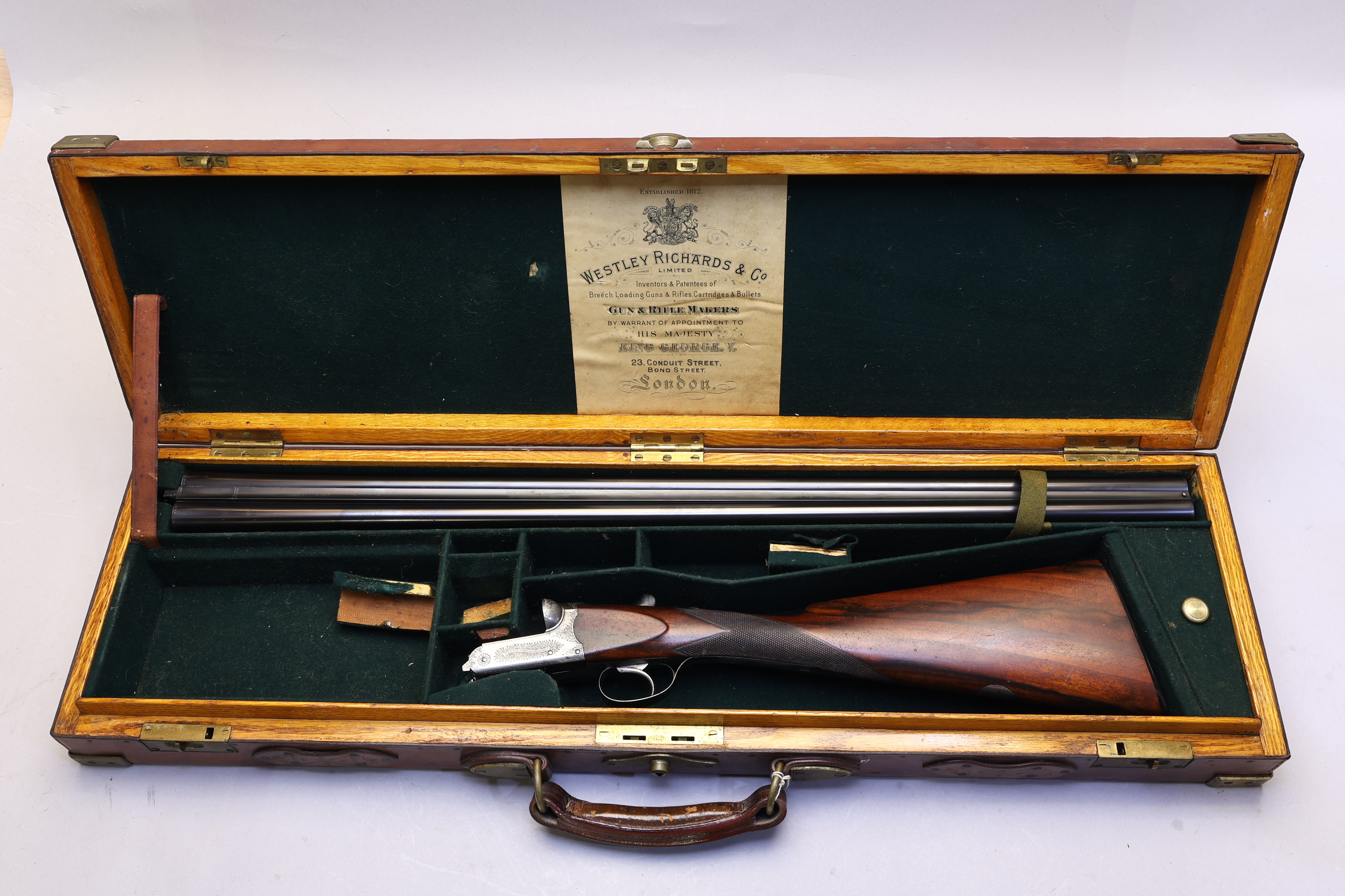 Westley Richards 12 Ga 2 1/2" chamber Boxlock, 30" barrels-img-12