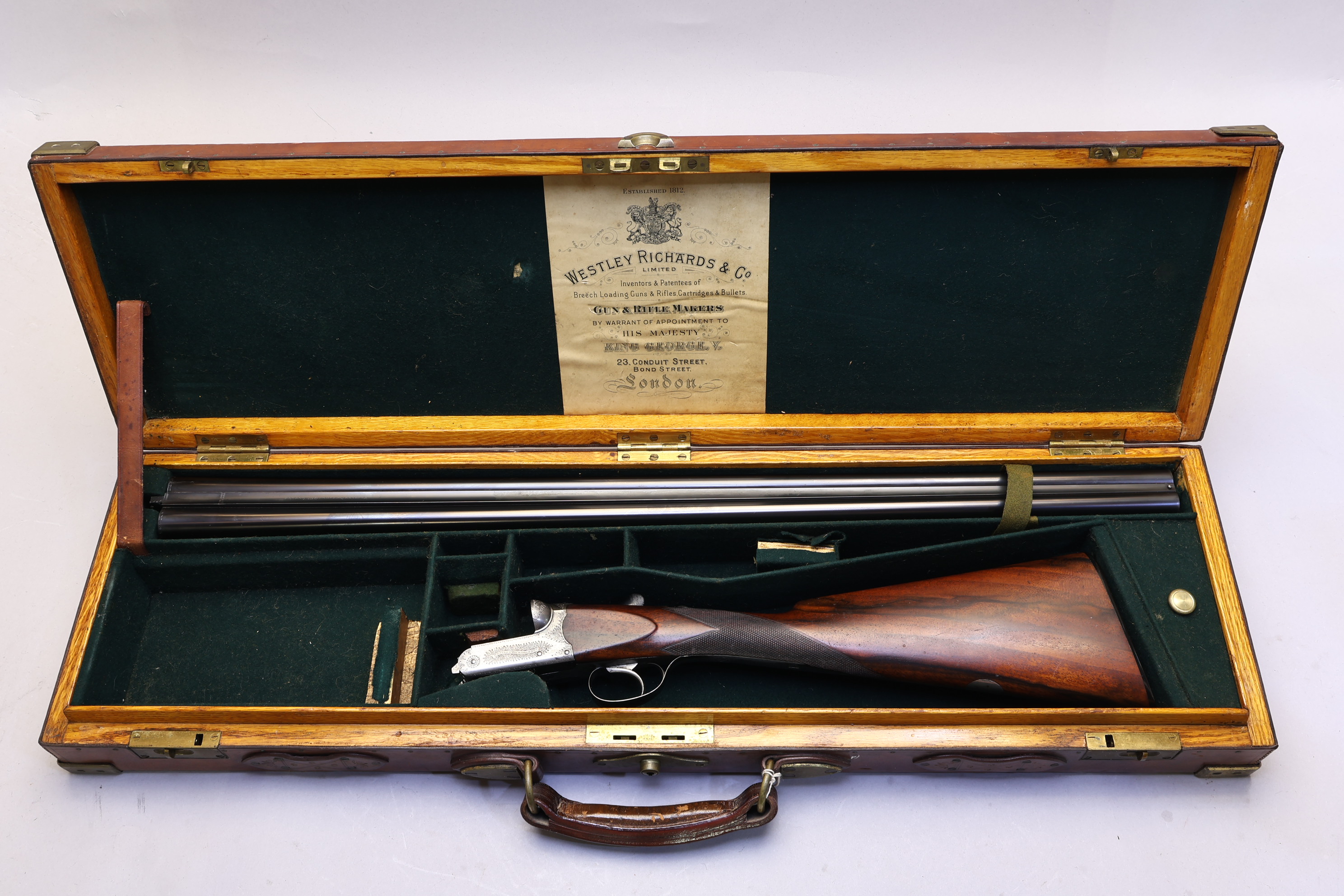 Westley Richards 12 Ga 2 1/2" chamber Boxlock, 30" barrels-img-13