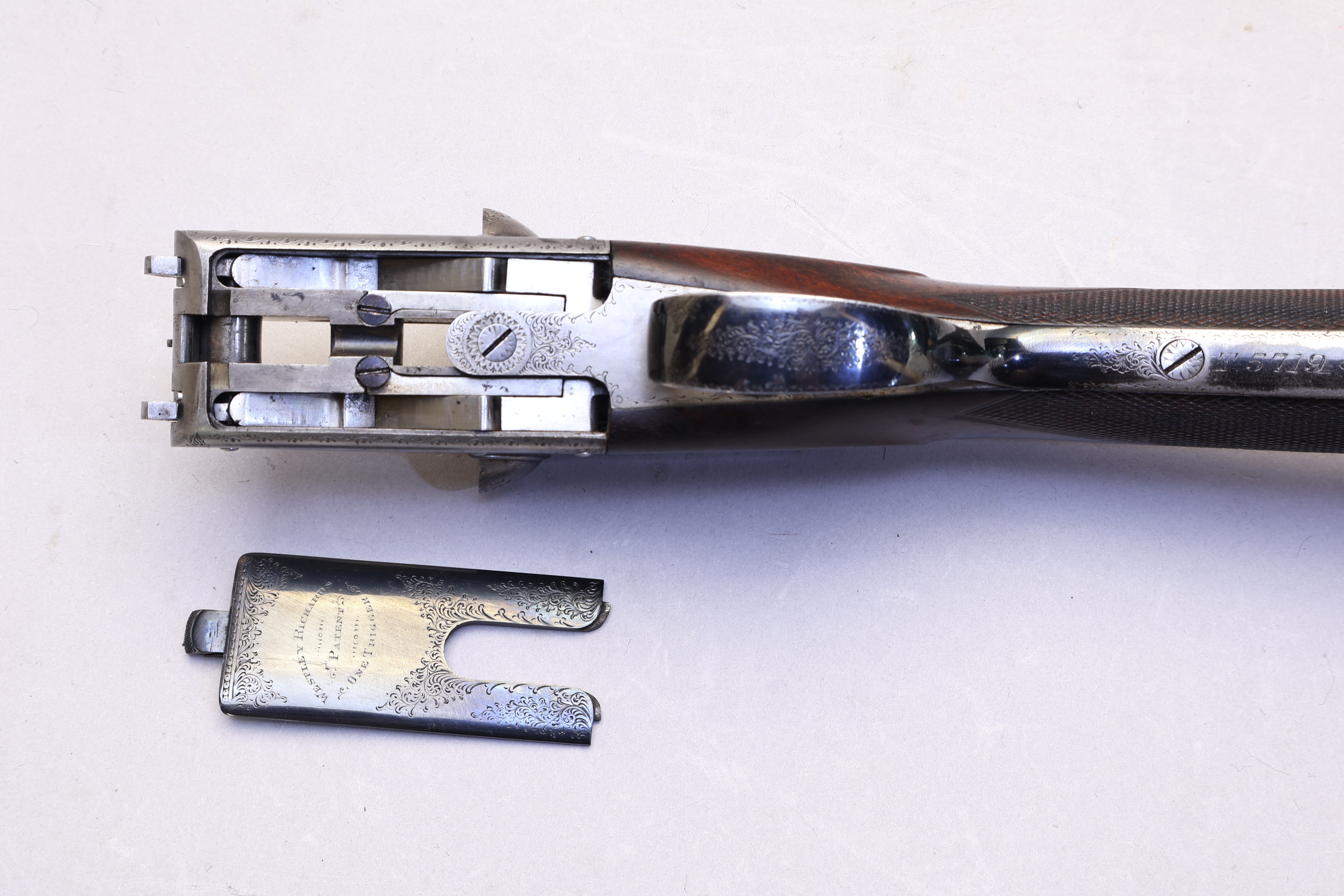 Westley Richards 12 Ga 2 1/2" chamber Boxlock, 30" barrels-img-15