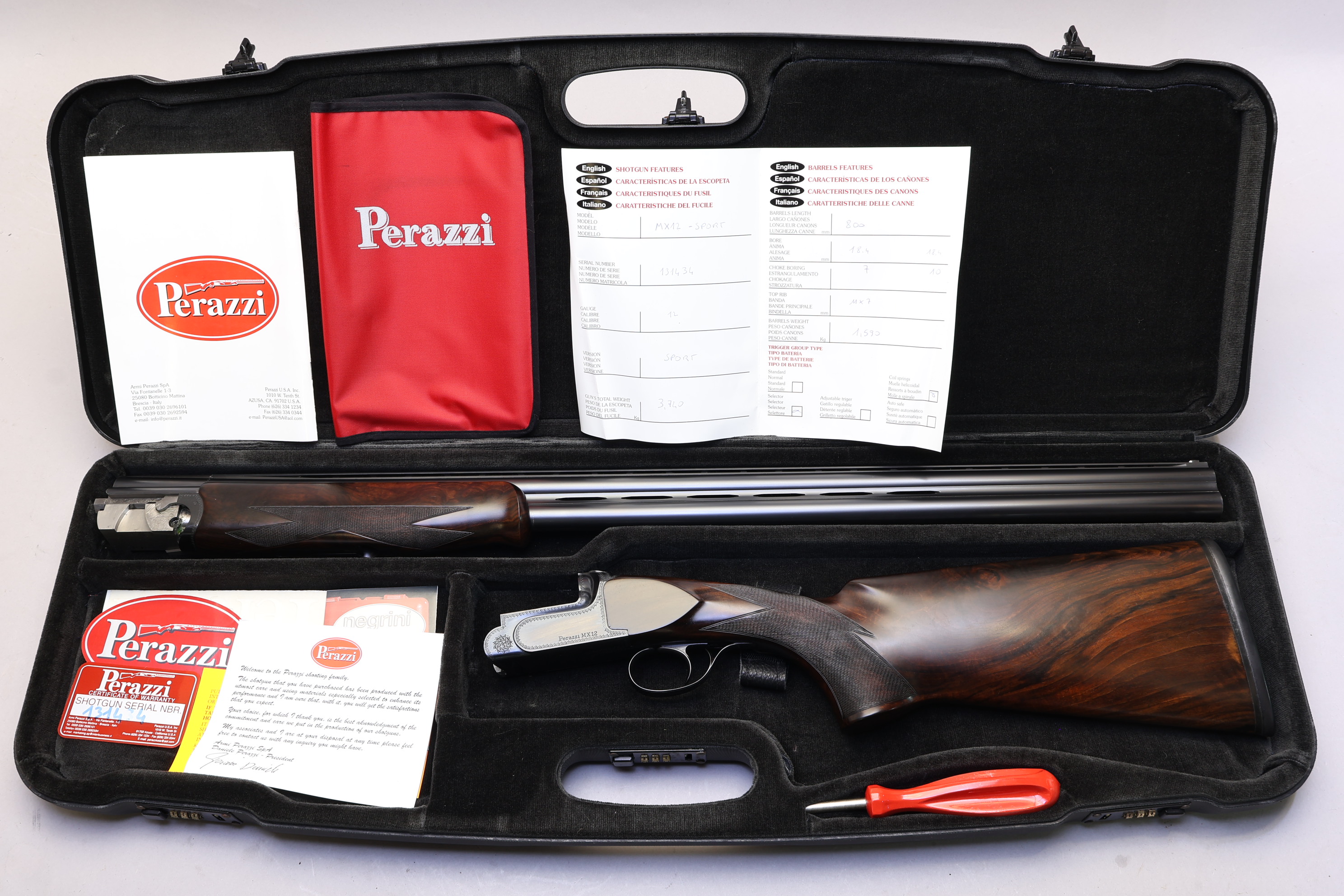 Little-Used Perazzi MX12, 12 Ga, 31.5" Barrels-img-8