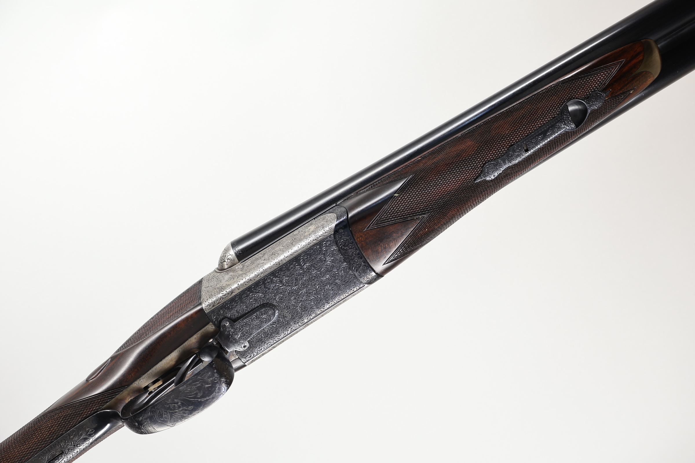 Composed Pair Westley Richards 12 Ga Boxlock Ejector 28" Barrels-img-2