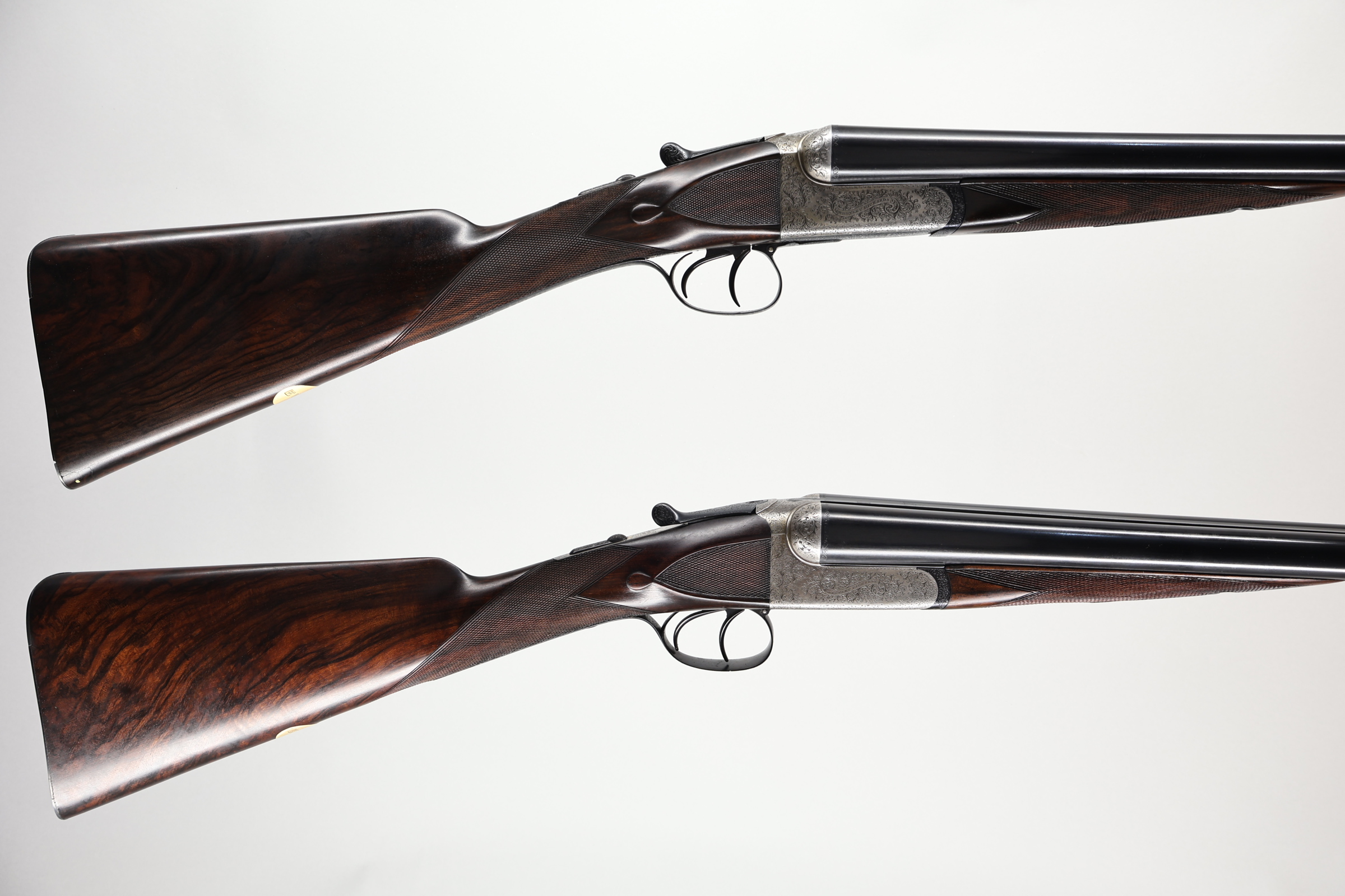 Composed Pair Westley Richards 12 Ga Boxlock Ejector 28" Barrels-img-19