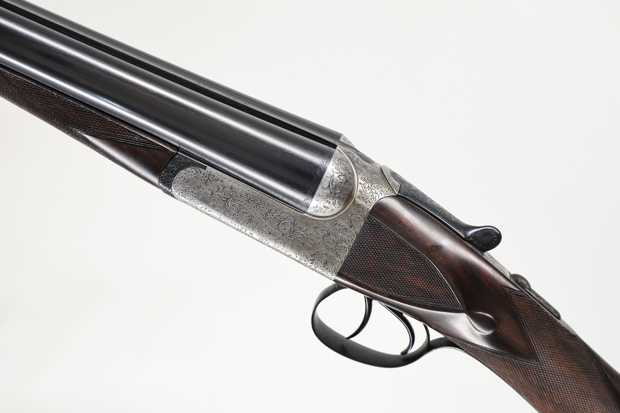 Composed Pair Westley Richards 12 Ga Boxlock Ejector 28" Barrels-img-22
