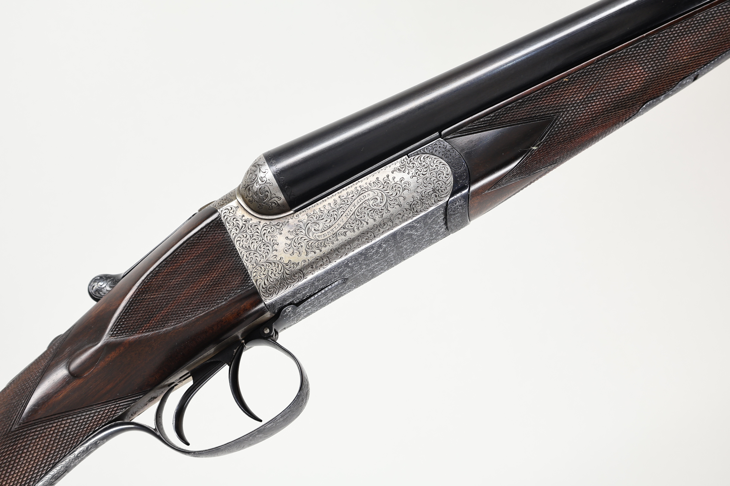 Composed Pair Westley Richards 12 Ga Boxlock Ejector 28" Barrels-img-24